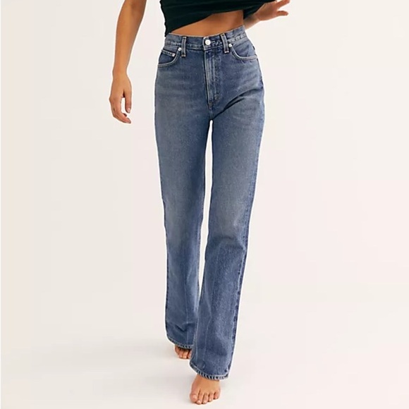 AGOLDE Vintage Hi-Rise Flare Jeans - Picture 1 of 9